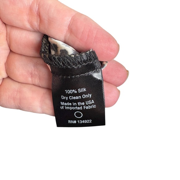 Emerson Fry May Dress Little Cheetah 100% Silk Midi Dress Long Sleeve Medium M - Picture 7 of 15